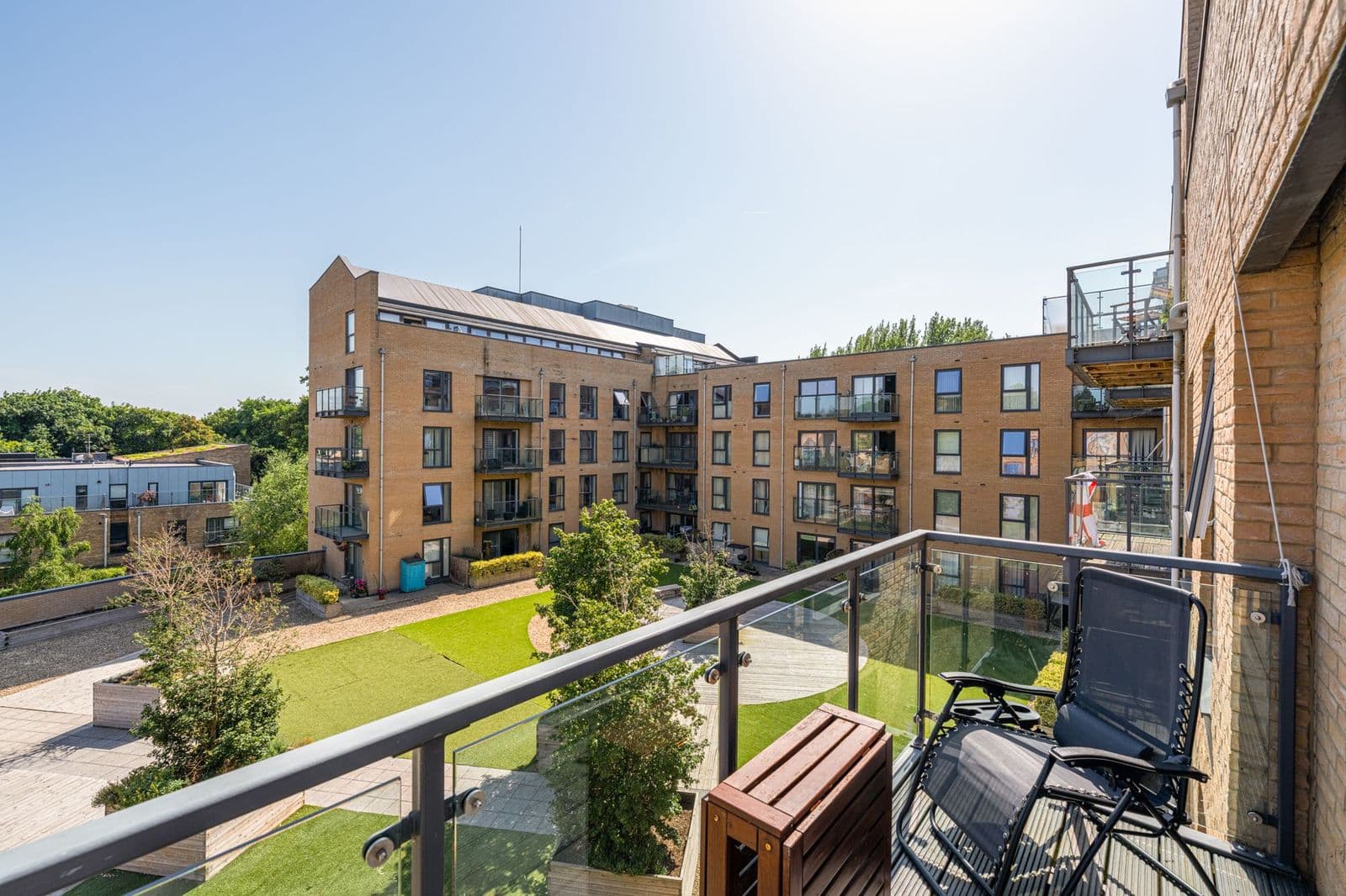 Balcony view at Grover Elite