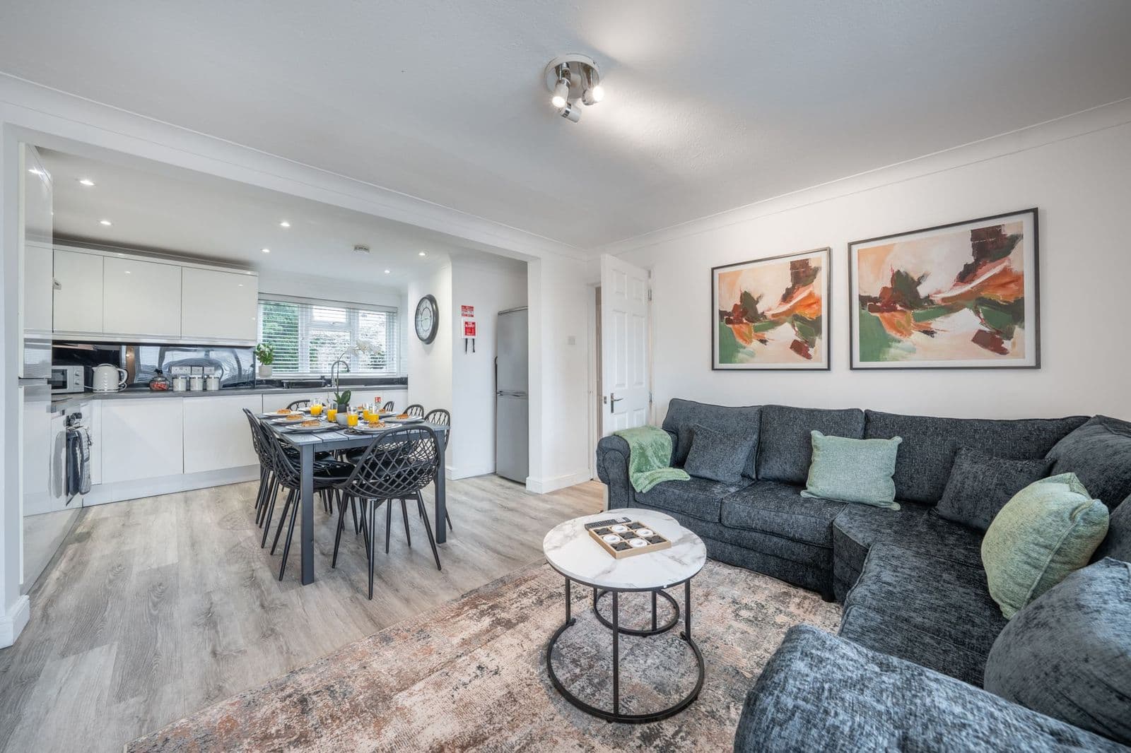 Living room at School Row Elite