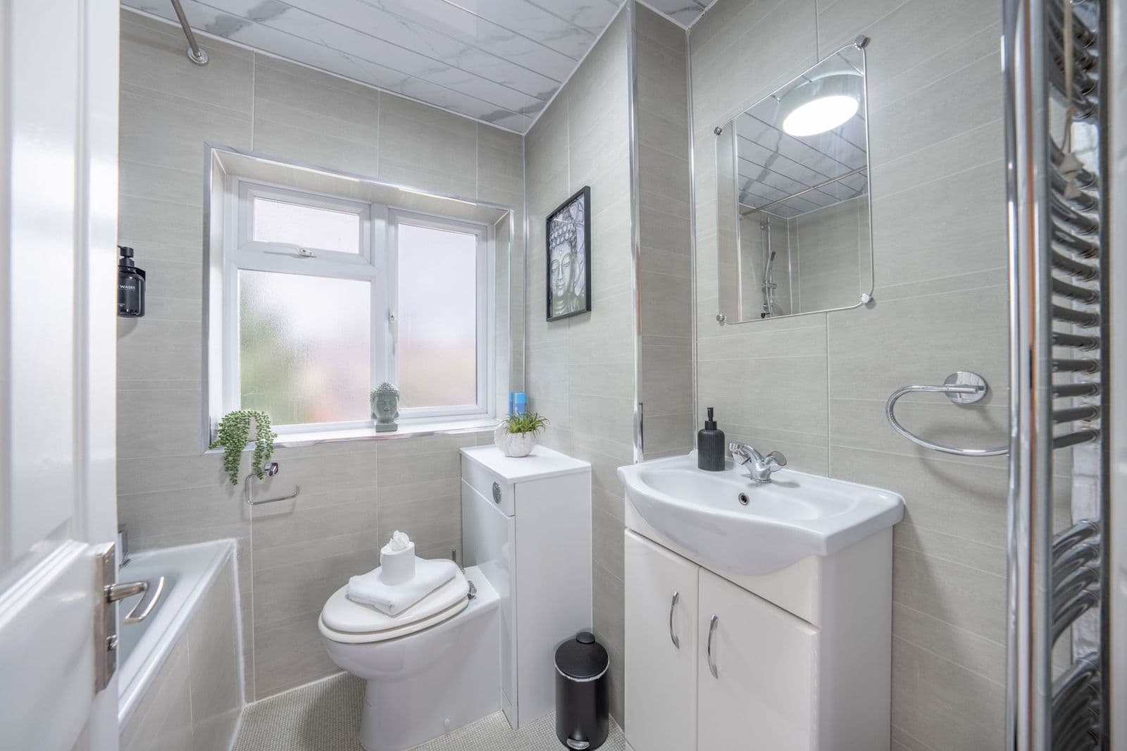 Bathroom at School Row Elite