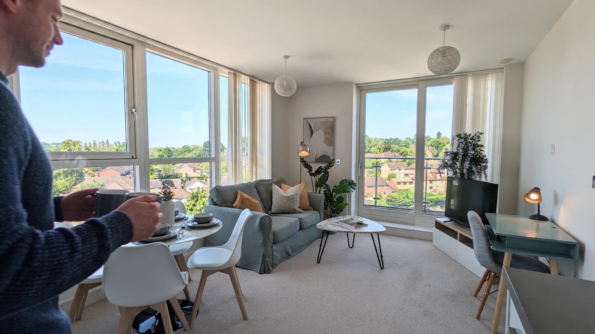 Living room at No. 43 Elite